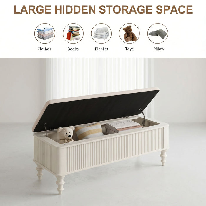 Multi Functional Storage Ottoman Bench