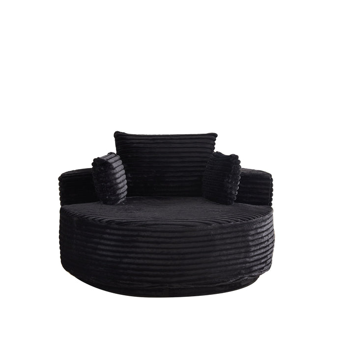 Swivel Chair With 360° Rotation For Living Room