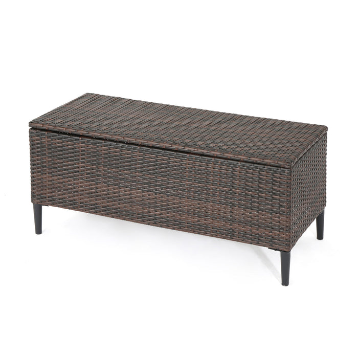Rupert - Storage Unit Resin Wicker Outdoor