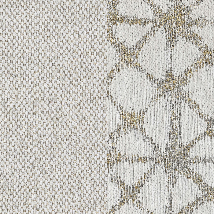 Lindstrom - Wingback Accent With Contoured Back - Ivory White
