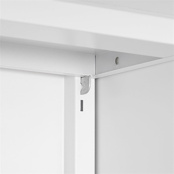 Office Furniture Copier Cabinet 2 Door Steel Copier Stand Mobile Pedestal File Printer Stand