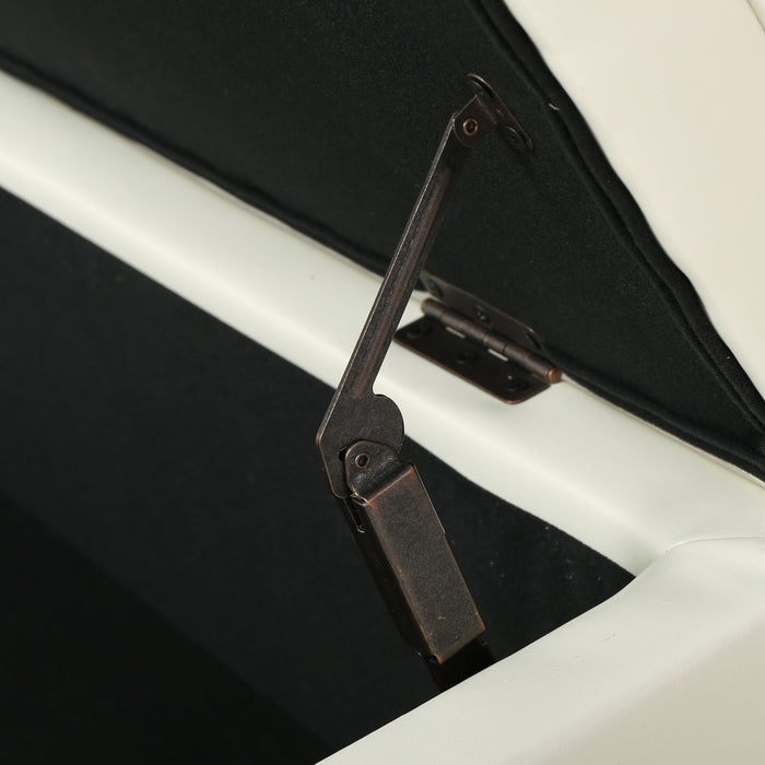 Juliana - Storage Ottoman With Birch Legs