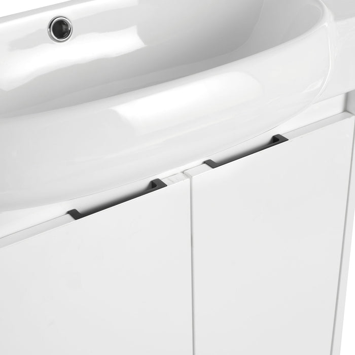 Freestanding Bathroom Vanity & Sink, Soft Close Doors