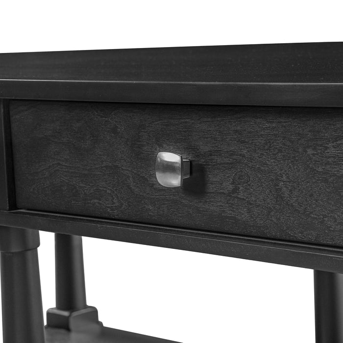Coffee Table With 2 Storage Drawers & Lower Open Shelf