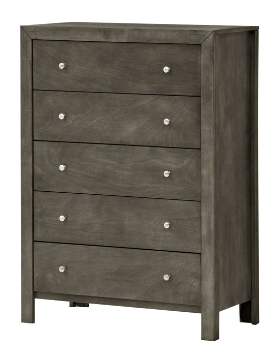 Transitional Elegant Storage Chest - Gray