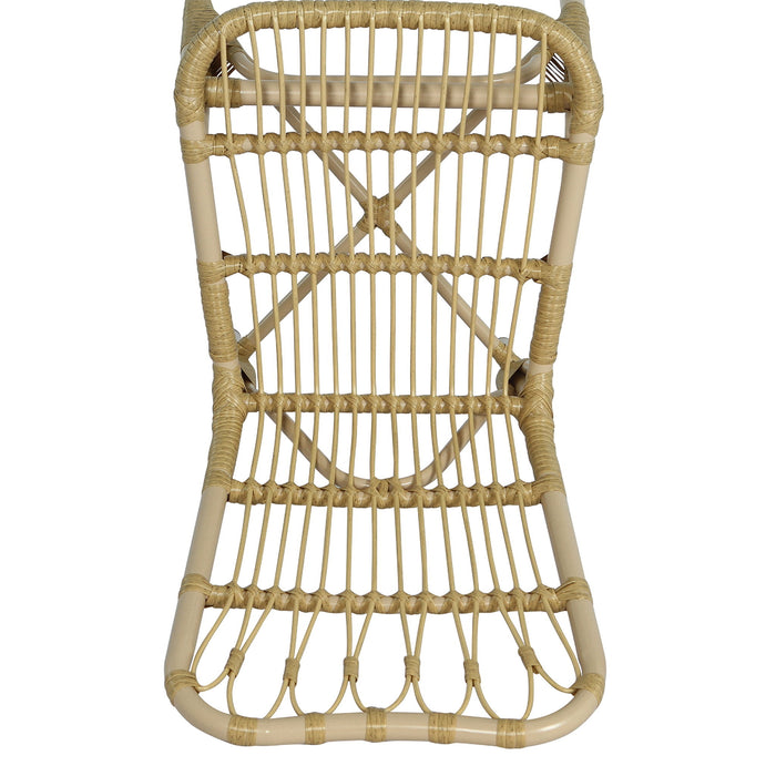 Outdoor Wicker Patio Dining Chairs Set With Durable Frame And Rattan Weave