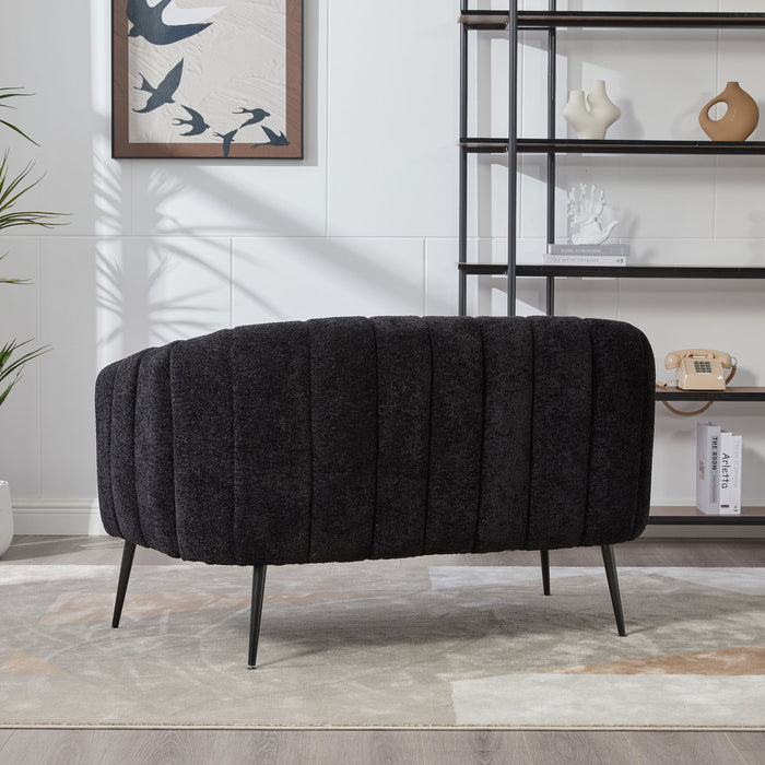 Glam Mini Loveseat, Accent Couch