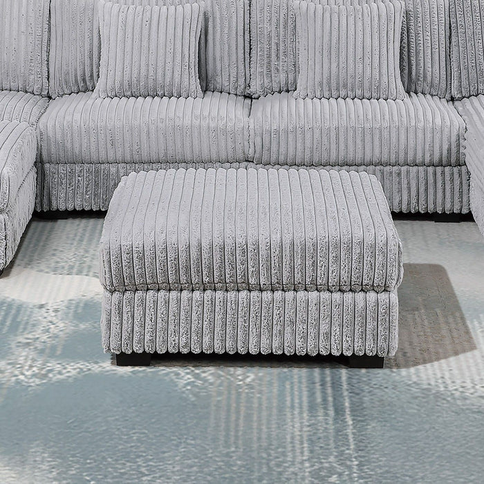 Contemporary Soft Upholstered Ottoman