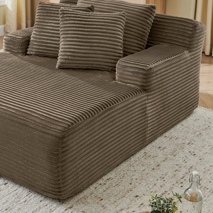 Modern Single Lazy Sofa Lounge Chair With High Density Foam