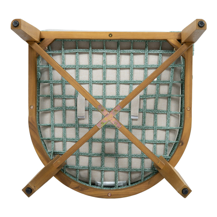 Outdoor Dining Chairs With Cushion (Set of 2)