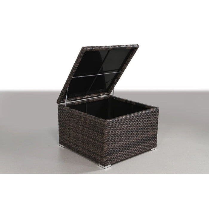 Modern Patio Rattan Sectional Set With Cushions