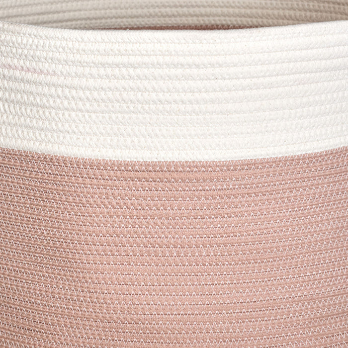 Francis - Cotton Round Laundry And Storage Basket