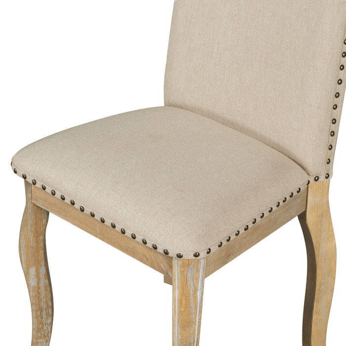 Upholstered Dining Chairs With Nailhead (Set of 2)