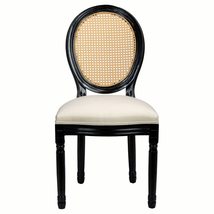 French Country Dining Chairs With Round Back (Set of 2)