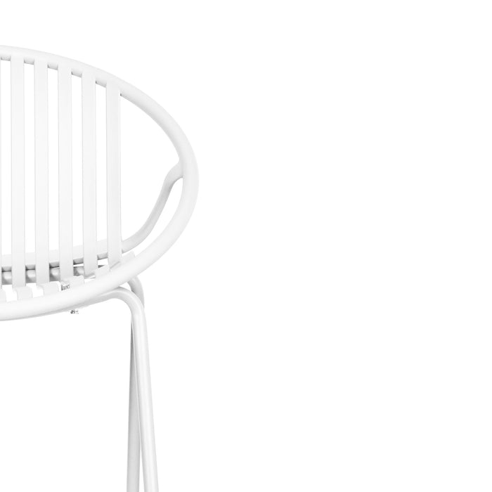 Modern Outdoor 7 Piece Expandable Dining Set With Stackable Chairs