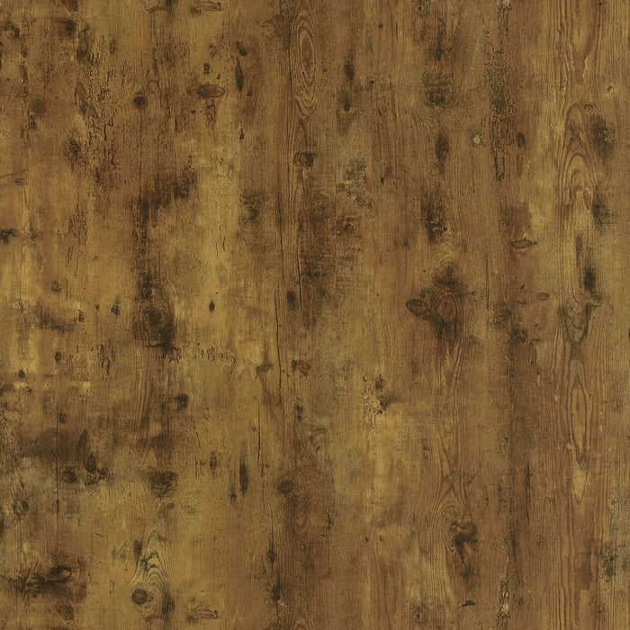 Avon - 2 Piece Computer Desk And Bookcase With 3 Drawers - Rustic Brown