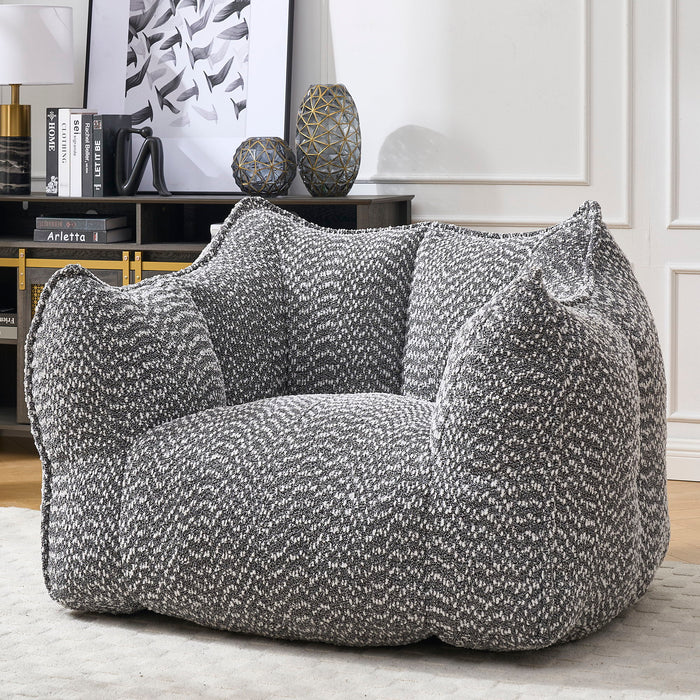 Comfortable Chenille Sofa Chairs With Highly Resilient Foam For Living Rooms And Bedrooms