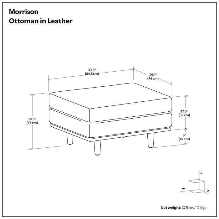 Morrison - Handcrafted Ottoman