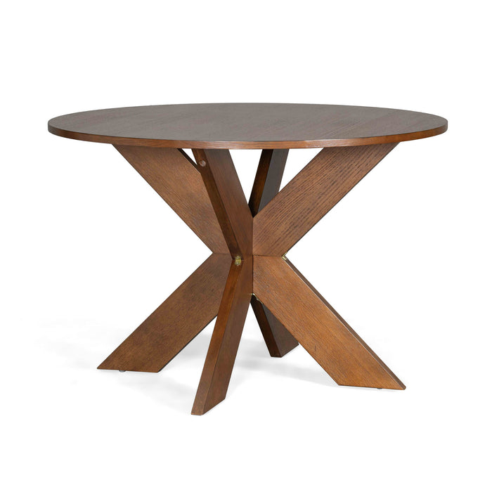Round Dining Table Kitchen Table - Cherry