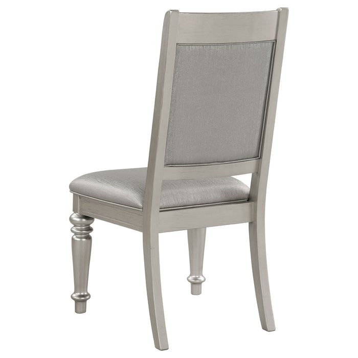 Hollywood - Platinum Open Side Chair (Set of 2) - Silver