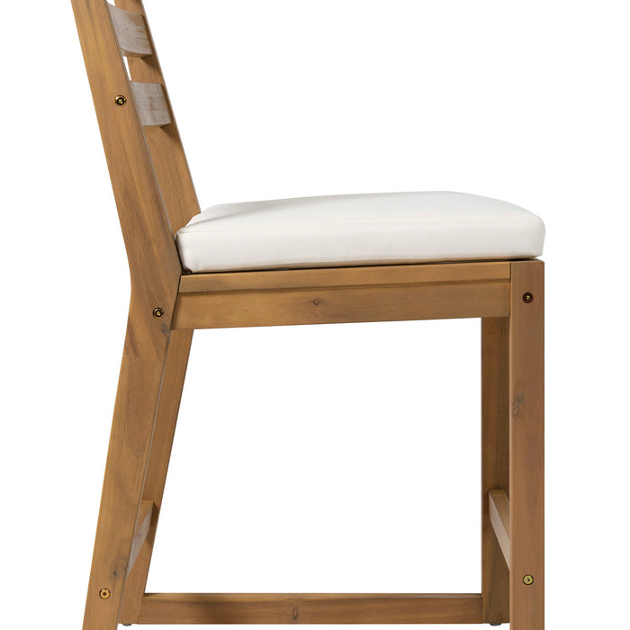 Patio Bar Set With Ergonomic Chairs