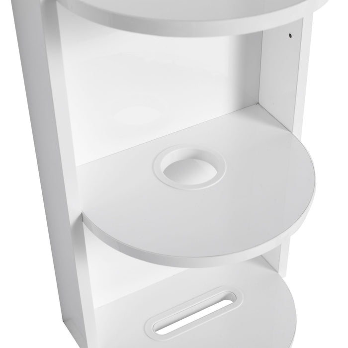 Bathroom Wall Mounted Storage Rack With Float Mounting Design