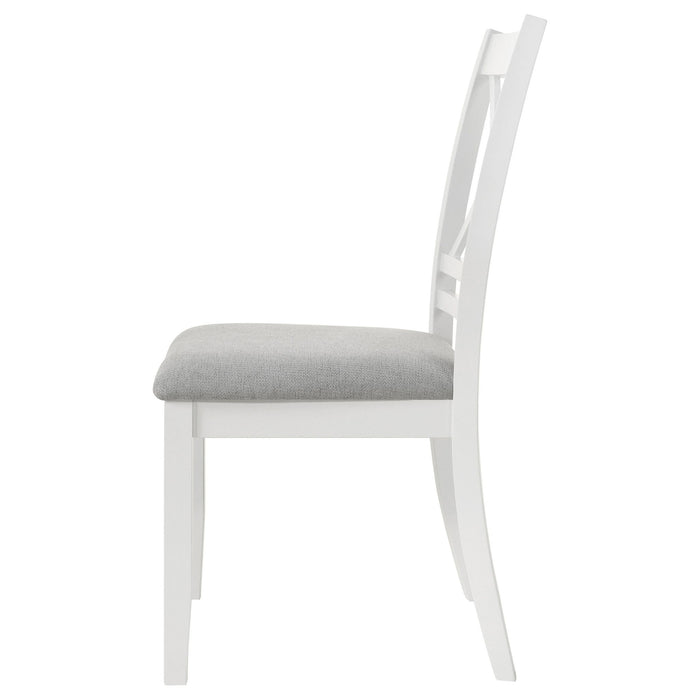 Evanston - Cross Back Dining Side Chair (Set of 2) - White