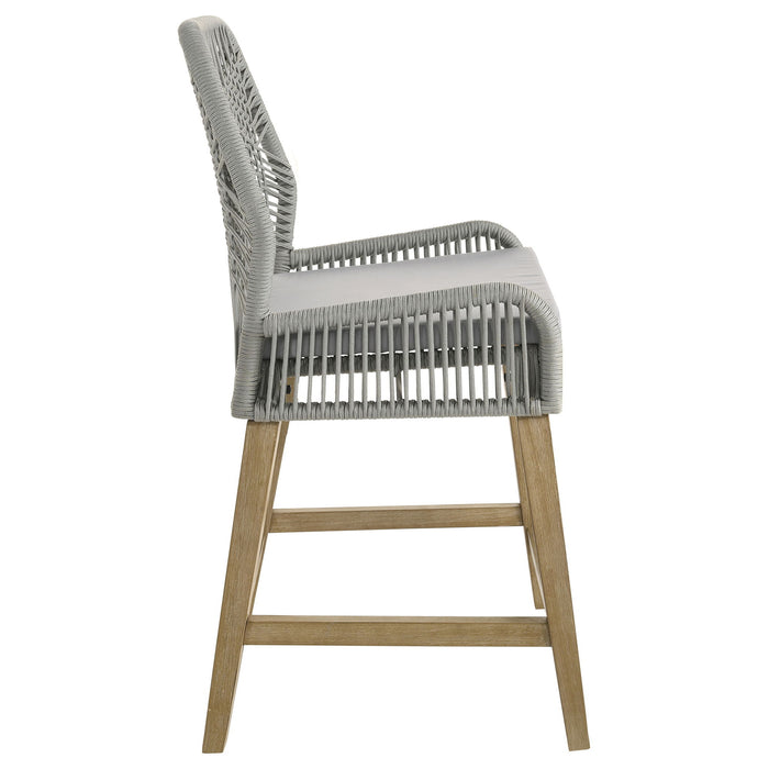 Counter Height Stools (Set of 2) - Gray - Rope