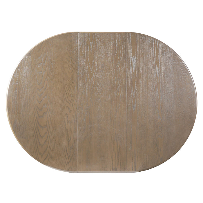 Extendable Oval Dining Table With Leaf