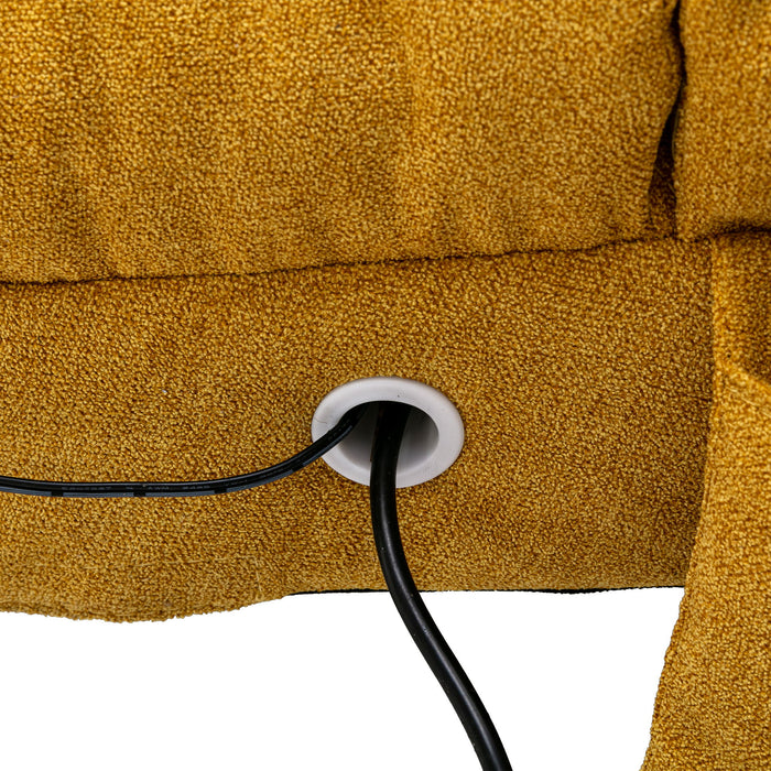 Massage Chaise Lounge Indoor With Remote Control, Ergonomic Electric Massage Lounger