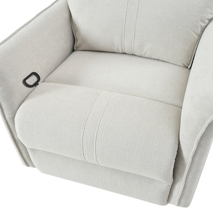 270° Power Swivel Rocker Glider Recliner Chair With USB Ports