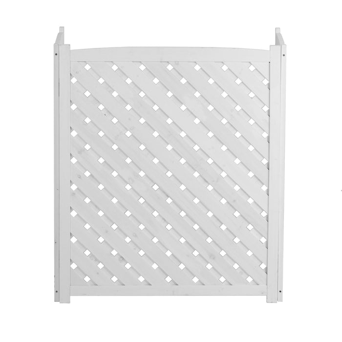 Outdoor 3 Panel Air Conditioner Fence Screen