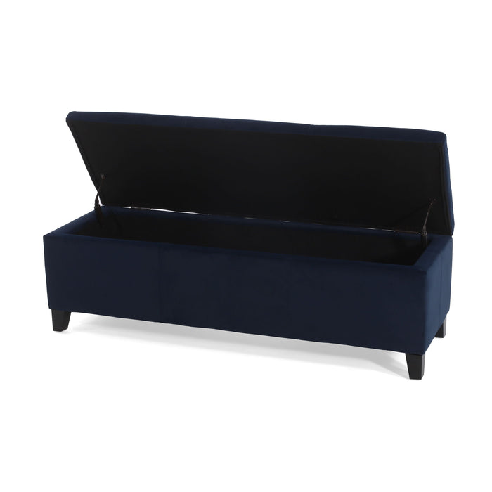 Upholstered Storage Ottoman Bench