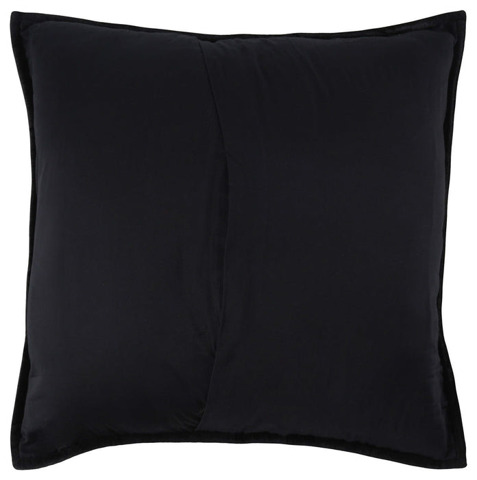 Bari - Velvet Sham - Onyx