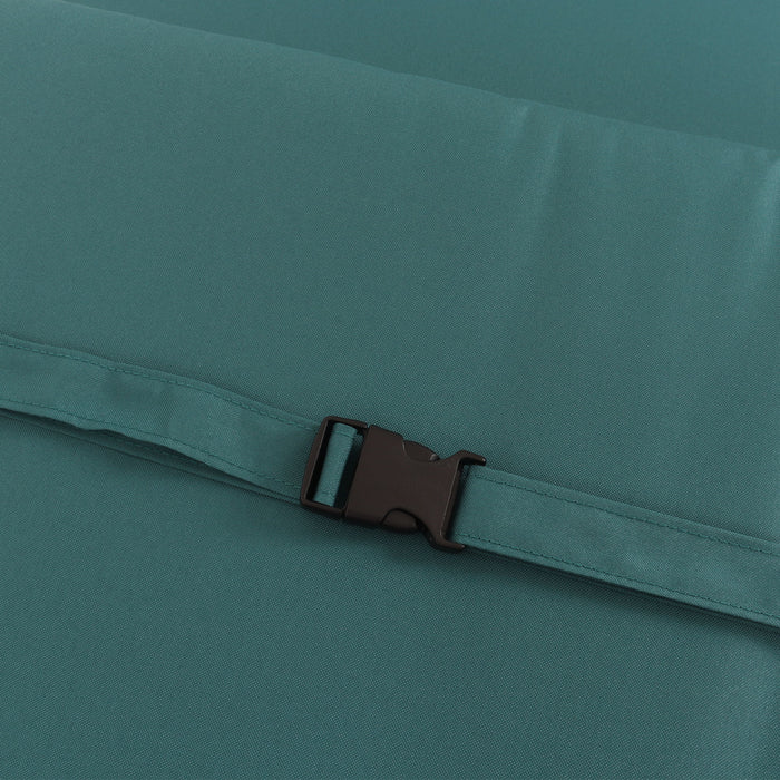 2 Piece Outdoor Chaise Lounge Cushion Set, Replacement Cushions For Patio Furniture