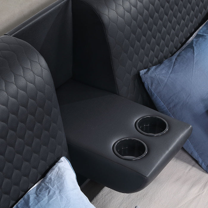 Zoya - Smart Multifunctional Bed, Built In Bluetooth Speakers, USB Charging