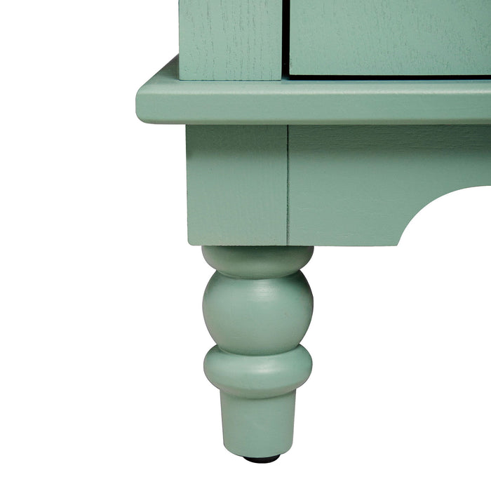 Hollow - Carved 2 Doors Accent Cabinet