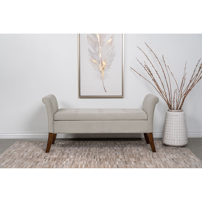 Pasley - Rolled Arm Storage Bench