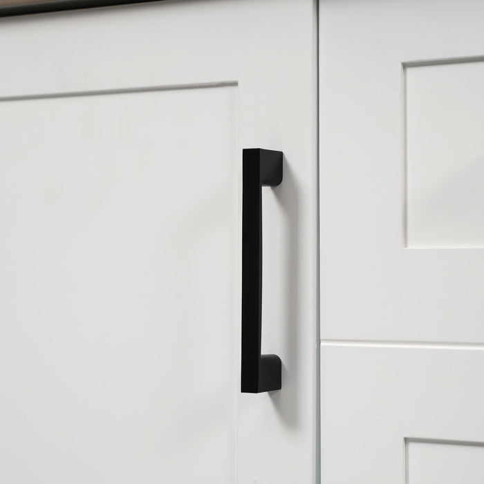 Modern Bathroom Vanity With Ceramic Sink, Solid Frame And Storage Solutions