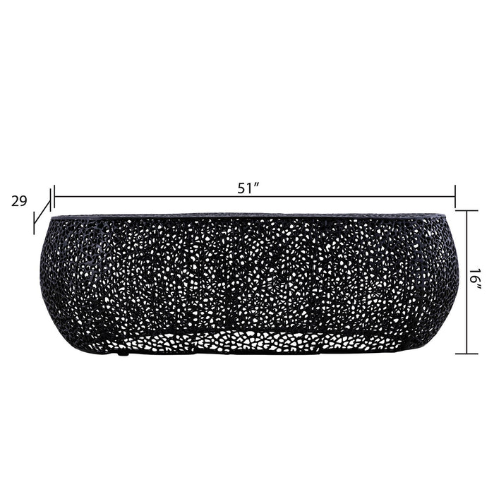 T3601 - Modern Oval Coffee Table