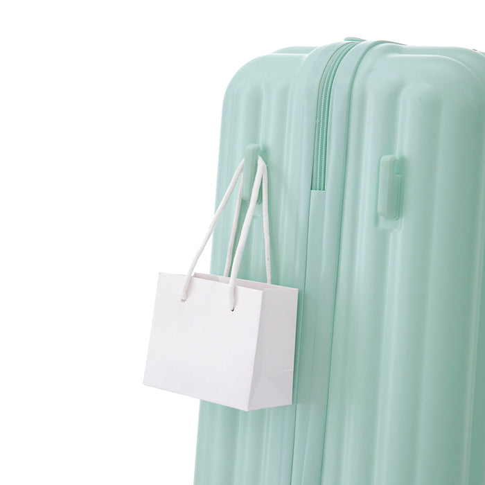20" / 24" / 28" 3 Pieces / Set Spinner Wheel Luggage, Carry On Suitcase, With Cup Holder & USB Port & Phone Holder