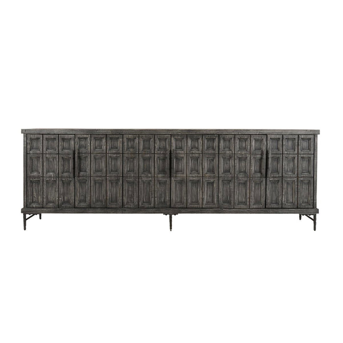 Willmark - 6 Door Iron Leg Sideboard