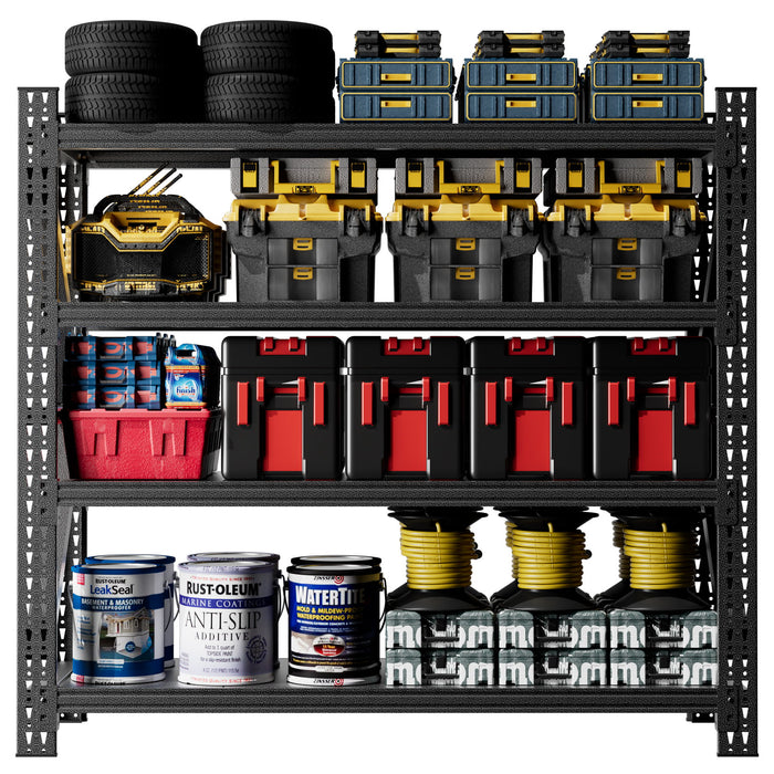 Heavy Duty 4 Shelf Garage Shelving Unit