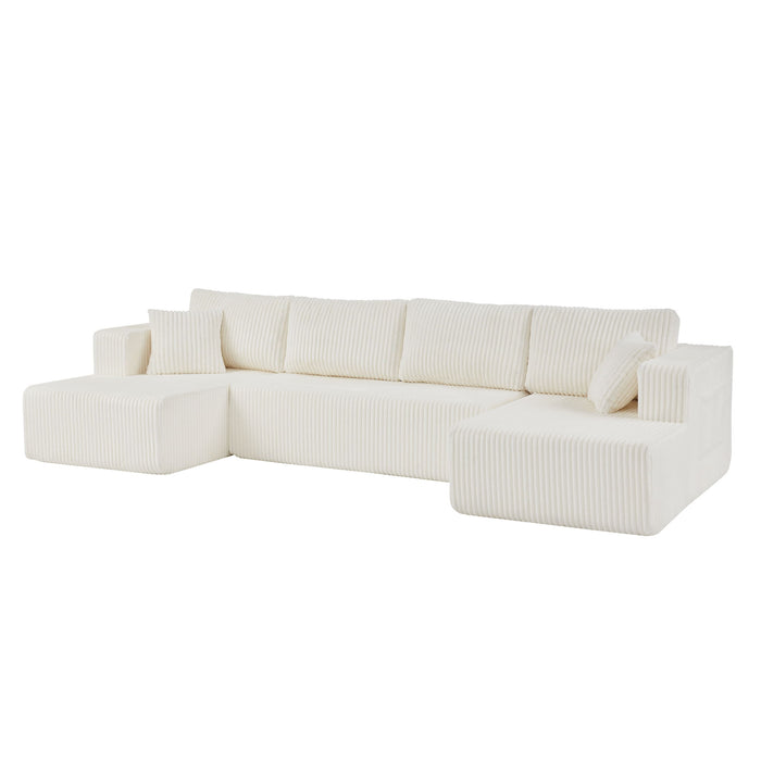 U - Shaped Modular Sectional Sofa For Living Room