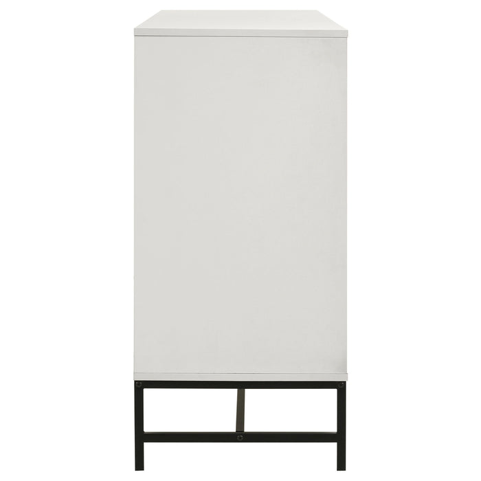 Taraval - 6 Drawer Bedroom Dresser - White