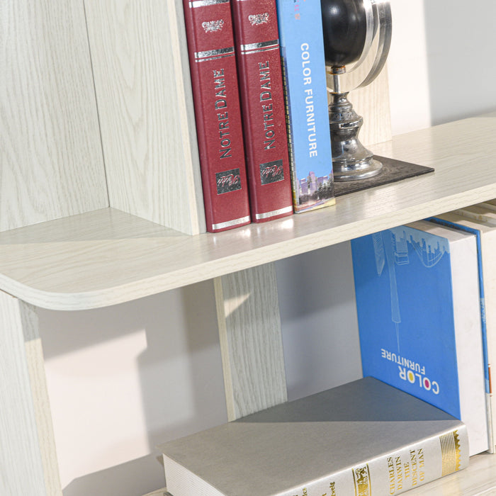 Modern 5 Tier Open Storage Bookcase