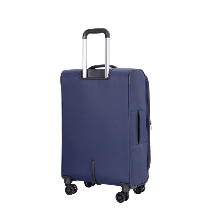 3 Piece Luggage Sets, Softshell Suitcase Spinner Wheels