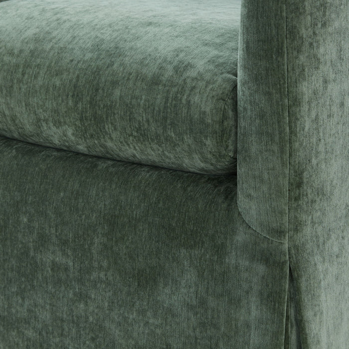 Luisa - Skirted Swivel Accent Chair