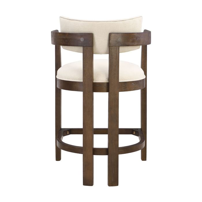 Contemporary Upholstered Counter Stools Set