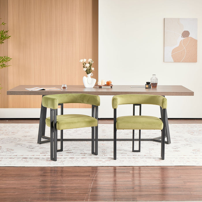 Cushioned Accent Armchairs (Set of 2)